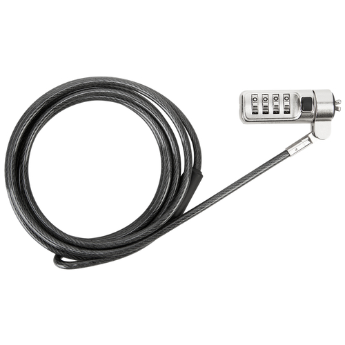 Targus ASP66GLX-S. Product colour: Black, Best uses: Laptop, Lock type: Combination lock. Cable length: 165 m, Width: 120 
