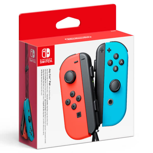 Nintendo Switch Joy-Con Controller Pair – Neon Red & Neon Blue - image 2