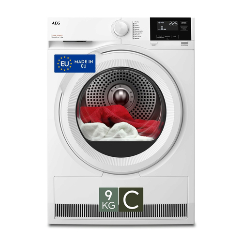 AEG Series 7000 TR7G93W tumble dryer Freestanding Front-load