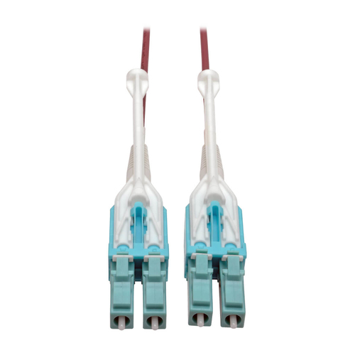 N821-08M-MG-T Tripp Lite 8M 10Gb Cable de parche de fibra multimodo dúplex 50/125 OM4 LC / LC LSZH