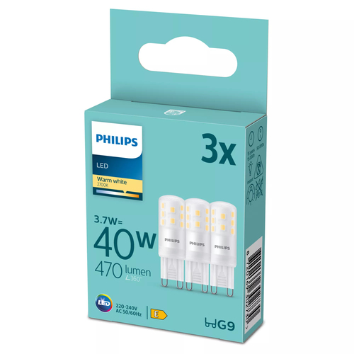 Philips 8720169302730 LED лампа Теплый белый 2700 K 3,7 W G9 E
