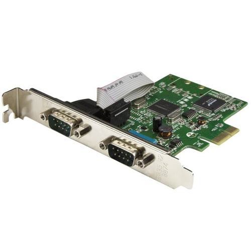 TARJETA SERIAL PCI EXPRESS 2 P  PUERTOS DB9 RS232 UART 16C1050 - PEX2S1050