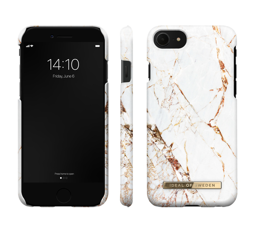 iDeal of Sweden Printed Case iPhone 8 / 7 / 6 / 6S / SE Carrara Gold – image 3
