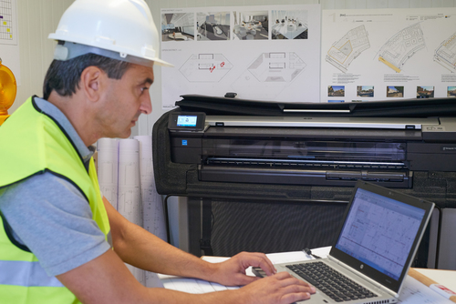 HP DesignJet T830 — Multifuncțional A1 (24″) 6