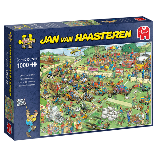 Jan van Haasteren Lawn Mower Race 1000 pcs Pusle 1000 tk Huumor