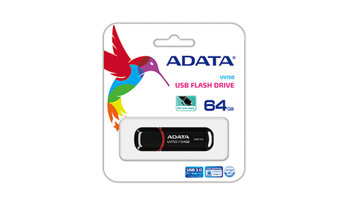 ADATA 64GB DashDrive UV150 unidad flash USB USB tipo A 3.2 Gen 1 (3.1 Gen 1) Negro imagen 2