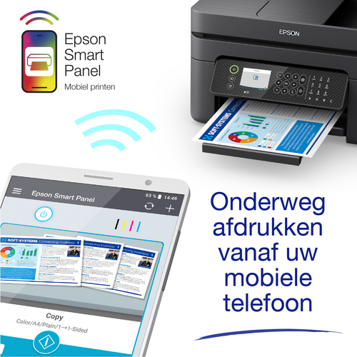 Epson Workforce WF-2950DWF All-in-one inkjet printer Zwart, afbeelding 7