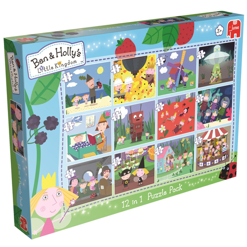 Ben & Holly's Little Kingdom 12in1 Puzzle Pack