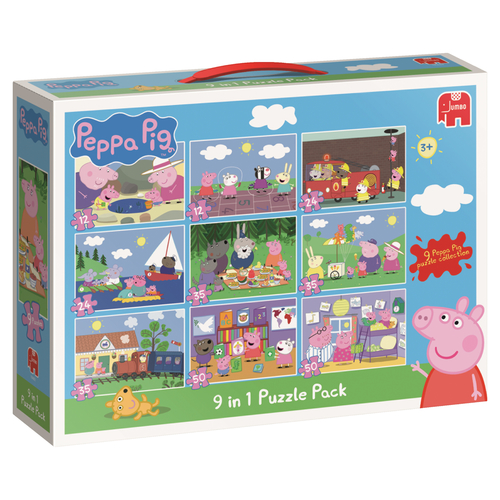 Peppa Pig 9in1 Puzzle Pack Jigsaw puzzle 12 pc(s) Cartoons