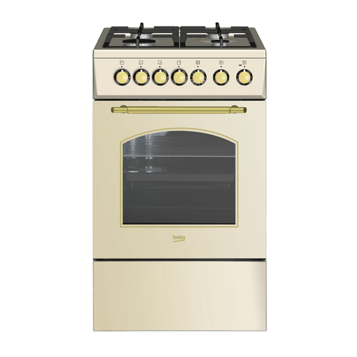 Beko CSS52125DCR Eraldiseisev pliit Elektriline Gaas Kreemikas A