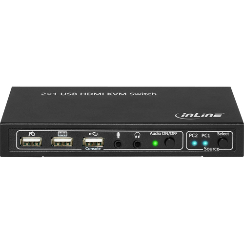 InLine 62602I Zwart KVM-switch, afbeelding 3