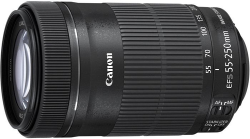 Canon EF-S 55-250mm f/4.0-5.6 IS STM + ET-63 + Lens Cloth