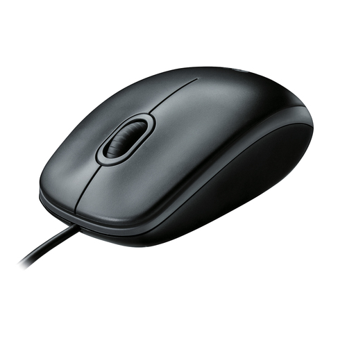 LOGITECH MOUSE M100 WIRED GREY