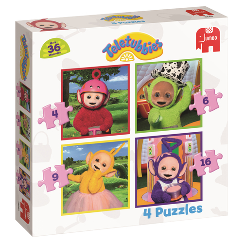 Teletubbies 4 puzzles Jigsaw puzzle 4 pc(s) Cartoons