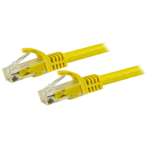 N6PATCH14YL CABLE RED 42M AMARILLO CAT6 E  ETHERNET GIGABIT SIN ENGANCHES