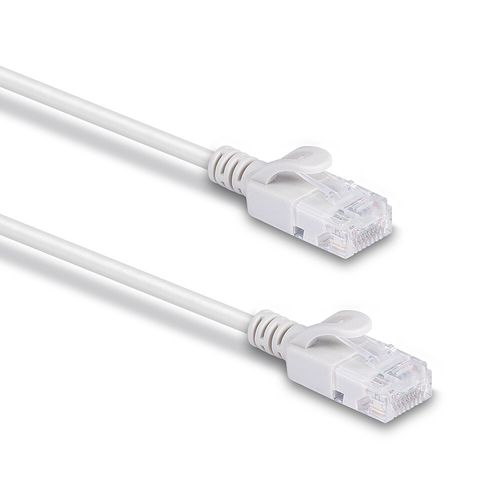 Lindy 1m Cat.6A U/UTP Ultra Slim Network Cable, Grey, afbeelding 4