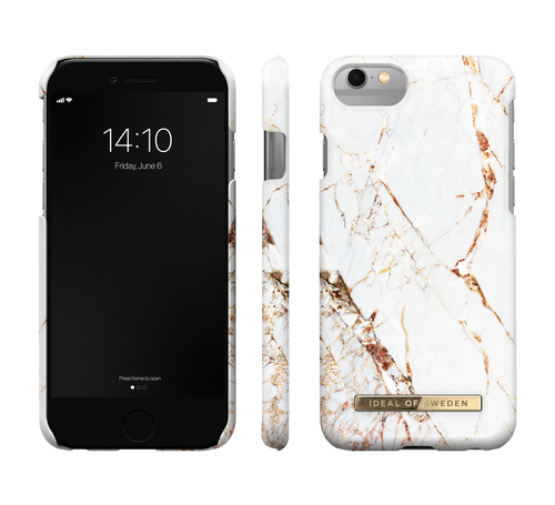 iDeal of Sweden Printed Case iPhone 8 / 7 / 6 / 6S / SE Carrara Gold – image 4