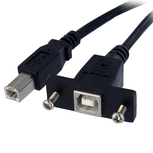 CABLE 03M EXTENSOR USB B  MONTAJE EN PANEL HEMBRA A MACHO  - USBPNLBFBM1