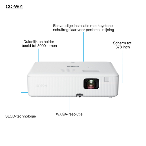 Epson CO-W01 - 3LCD-projector, afbeelding 2