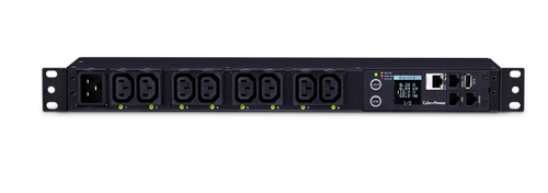 PDU81006 PDU Switchable y Monitoreable por Toma para Distribución de Energía Entrada 200240 Vca NEMA L620P Con 8 Salidas C13 Horizontal 19in 2UR PDU81006