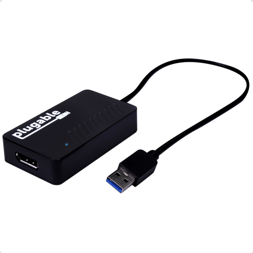 Plugable Technologies USB 3.0 to DisplayPort 4K DisplayLink Video Graphics Adapter for Multiple Monitors up to