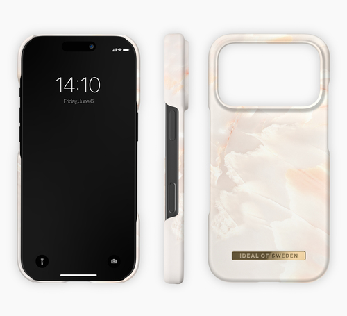 iDeal of Sweden Printed Case iPhone 17 Pro Rose Pearl Marble – image 4