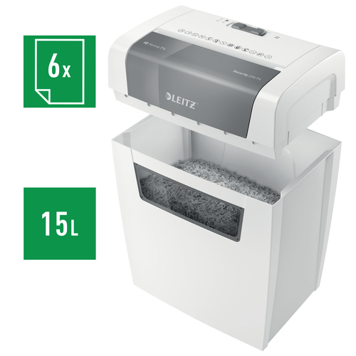 Leitz IQ Aktenvernichter Home Sicherheitsstufe P4 – Foto 6 von 10