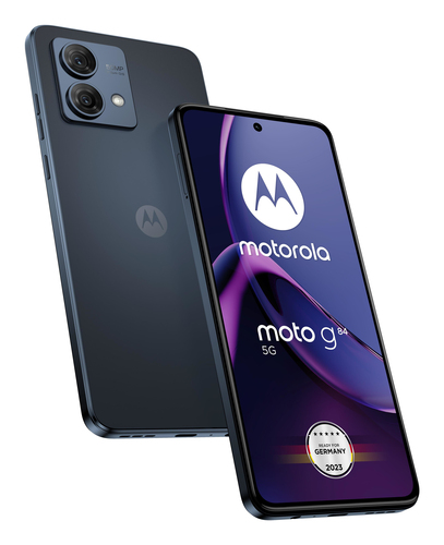 Motorola Moto G84 16,6 cm (6.55") Гибридный слот для двух SIM-карт Android 13 5G USB Type-C 12 GB 256 GB 5000 mAh Синий