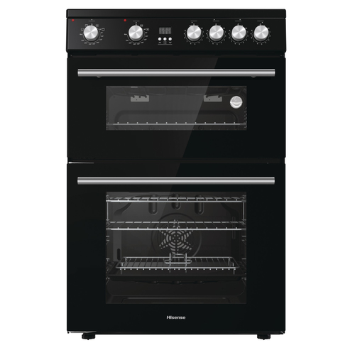 Hisense HDE3211BIBUK cooker Freestanding cooker Electric Zone induction hob Black – image 1