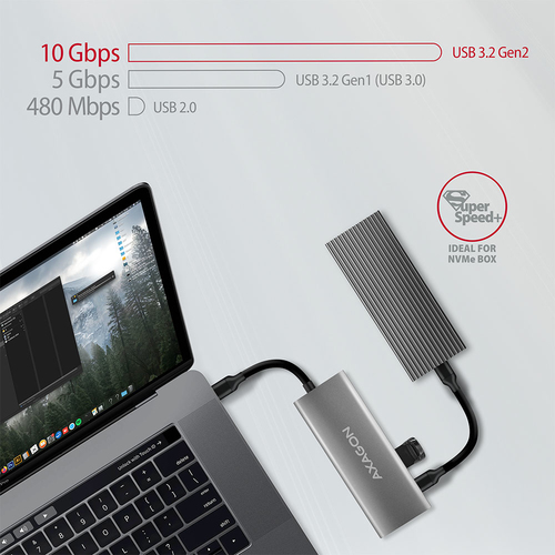 AXAGON HMC-5G2 SPEEDSTER 5H - Dockingstation - USB-C 32 Gen 2  Thunderbolt 3 - HDMI – Foto 6 von 10