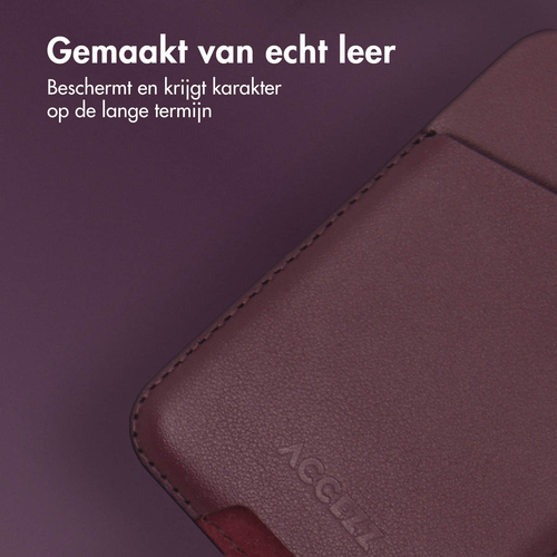 Accezz Leather Cardholder MagSafe - Kaarthouder met MagSafe, afbeelding 2