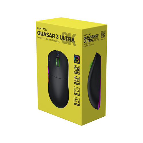 Hator Quasar 3 Ultra 8K Wireless gaming muis, afbeelding 7