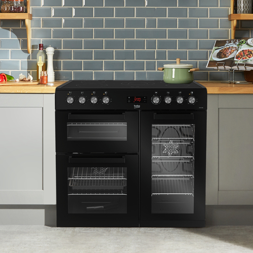 Beko KDVC90K 90cm Double Oven Range Cooker with 5 Zone Ceramic Hob – image 8