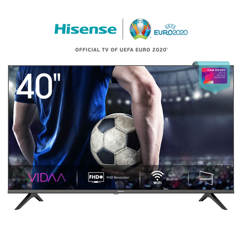 Hisense A5600F 40A5600F 101,6 cm (40") Full HD Smart TV Wi-Fi Черный 200 cd/m²