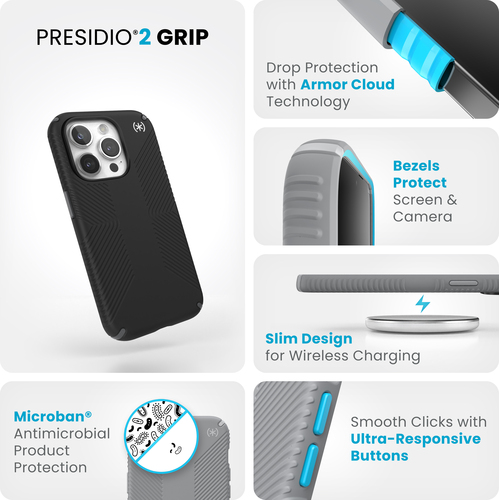 Speck Presidio2 Grip iPhone 15 Pro - hoesje, afbeelding 10