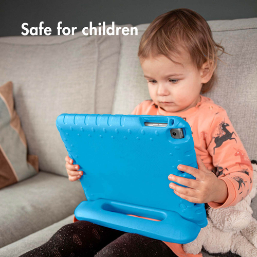 Accezz Kidsproof Backcover met handvat Samsung Galaxy Tab A9 Tablethoesje Blauw, afbeelding 3