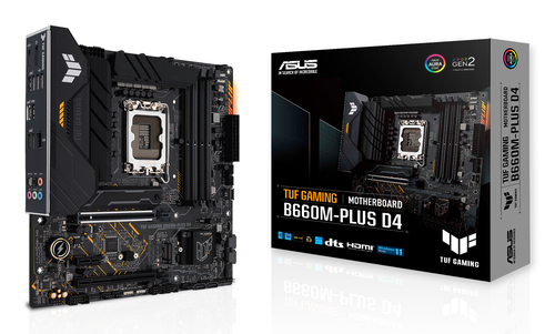 ASUS TUF GAMING B660M- PLUS D4 Intel B660 LGA 1700 Микро ATX