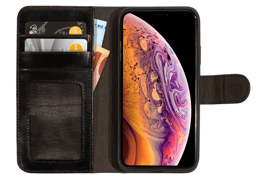 Mobiparts Excellent Wallet Case 2.0 Apple iPhone X, iPhone XS Jade Black – image 4