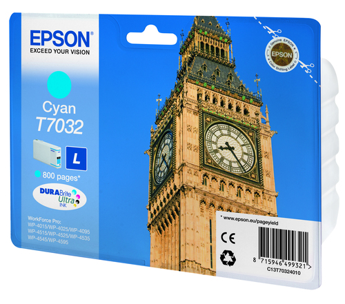 Epson Big Ben Ink Cartridge L Cyan 0.8k