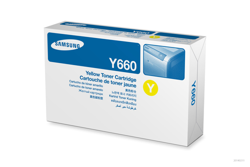 HP Samsung CLP-Y660B High Yield Yellow Toner Cartridge