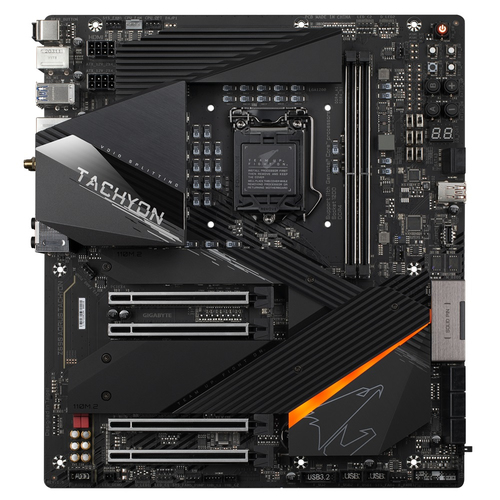 GIGABYTE Z590 AORUS TACHYON материнская плата Intel Z590 LGA 1200 (Socket H5) Расширенный ATX
