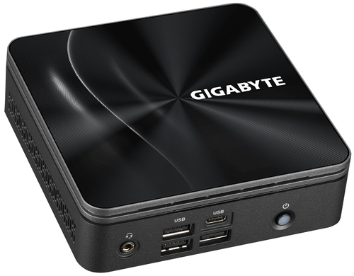 GIGABYTE GB-BRR3-4300 PC/workstation barebone UCFF Black 4300U