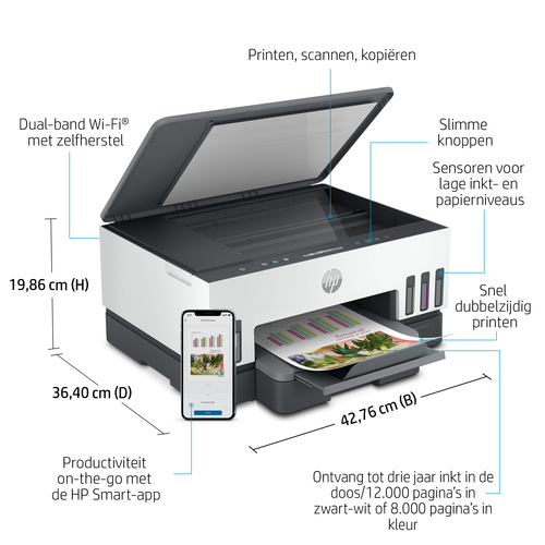 HP Smart Tank 7005 All-in-one – Foto 7 van 11