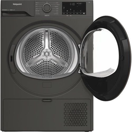 Hotpoint CHD93MGGUK 9kg Heat Pump Condenser Dryer in Manhattan Grey A - image 3