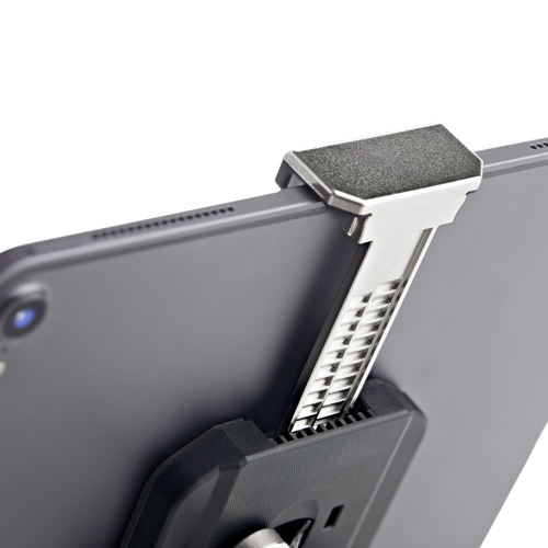 StarTech.com Soporte Seguro para Tablet con Cable de Seguridad con Candado K-Slot - Base para Tablets de 7,9 a 13 Pulgadas - Soporte Universal Ajustable de Sobremesa para Tablet - Soporte Antirrobo