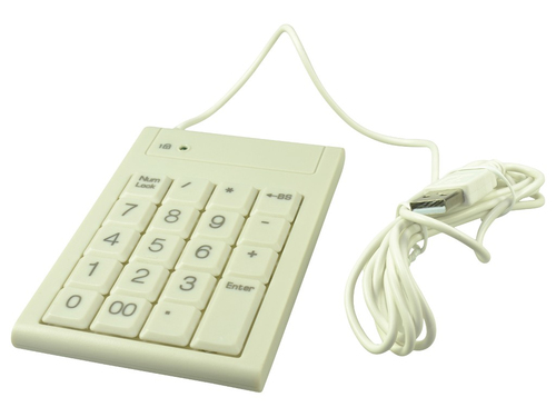 2-Power ACK100-USBBEI klaviatuur Kontor USB Valge