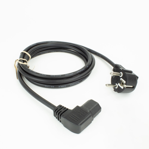 PWRCORD CEE7/7-C15 L ANG 1.00M. 1 stk, afbeelding 2