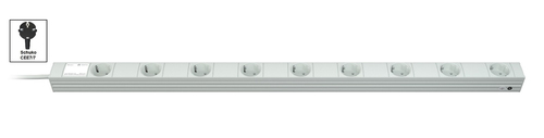 Vertiv Knürr DI-STRIP toitejaotuskomponent (PDU) 9 vahelduvvoolu kontakt 1U Must, Hall