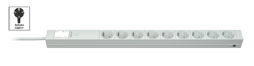 Vertiv Knürr Di-Strip toitejaotuskomponent (PDU) 9 vahelduvvoolu kontakt 1U Must, Hall