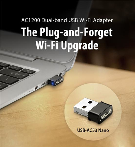 Asus (USB-AC53 Nano) AC1200 (400+867) Wireless Dual Band Nano USB Adapter USB 3.0 - image 8